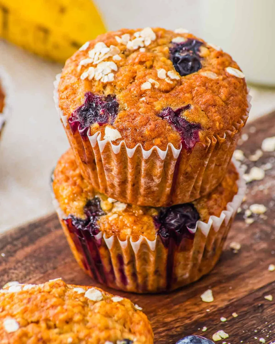 Blueberry Oatmeal Muffins
