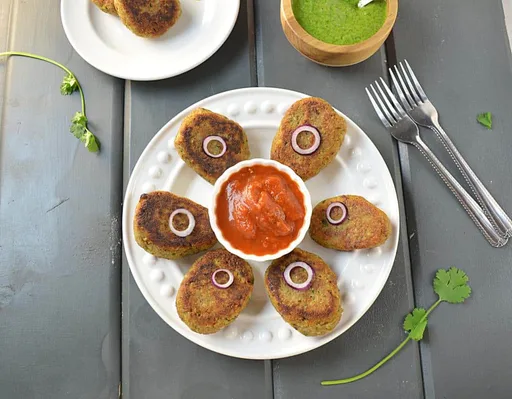 Kamal kakdi cutlets or Lotus stem cutlets