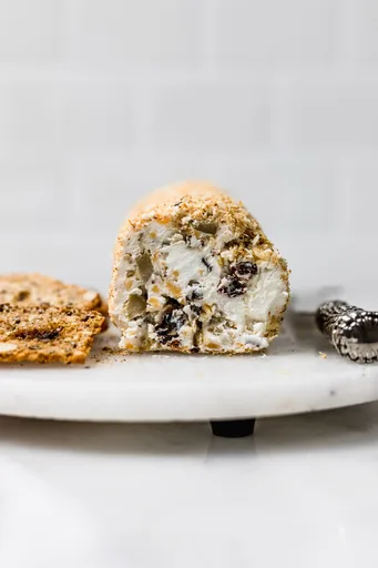 Olive and Bacon Cheese Log