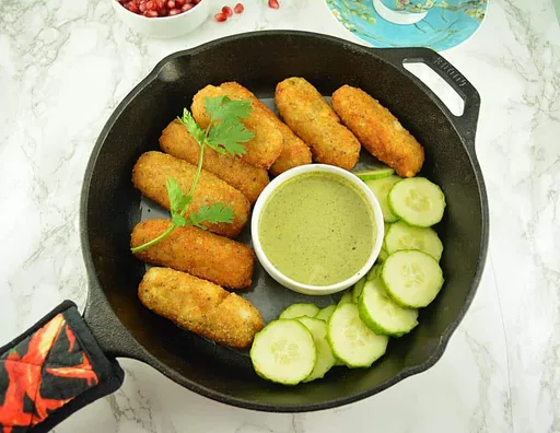 Croquetas rellenas de paneer
