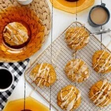 Pumpkin Pecan Scones with Brown Butter Glaze