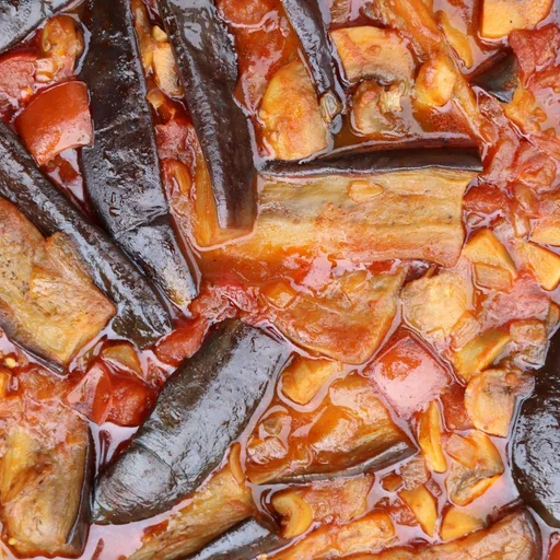 Eggplant Stew with Mushrooms