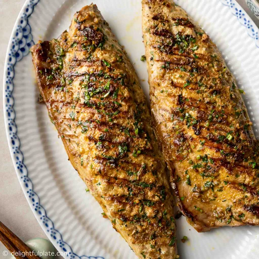 Filetes de caballa a la parrilla fáciles (adaptables a freidora de aire)