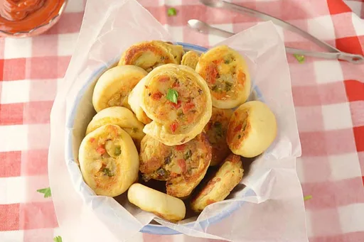 Veggie Pinwheels Party Appetizer