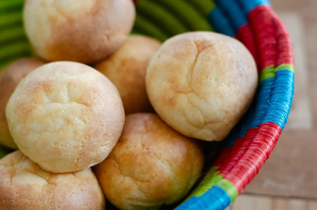 Almojábanas (Colombian Cornmeal Cheese Bread)
