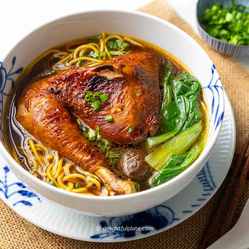 Mì Gà Tiềm (Vietnamese Herbal Chicken Noodle Soup)