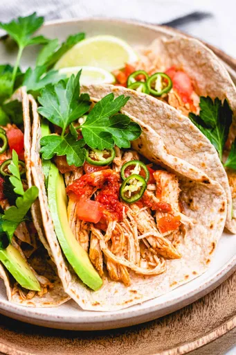 Tacos de pollo en Instant Pot