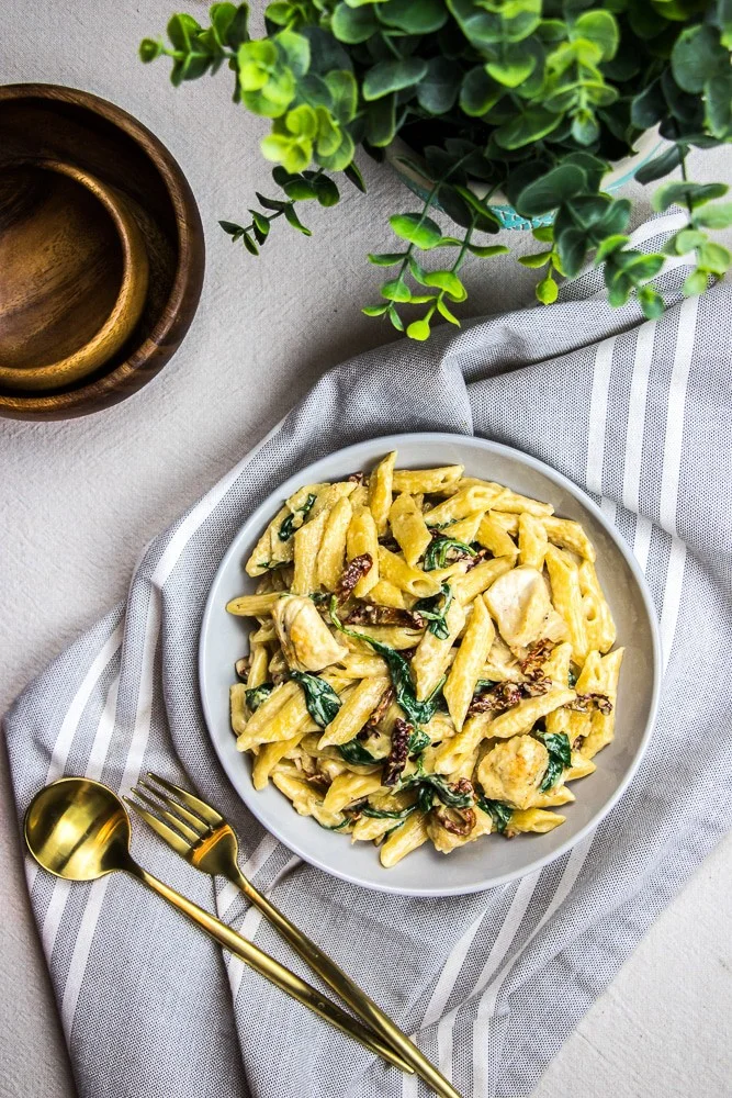 Instant Pot Penne Pasta with Alfredo Sauce