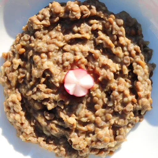 Mujadara Makhbousa (Messy Lentils)