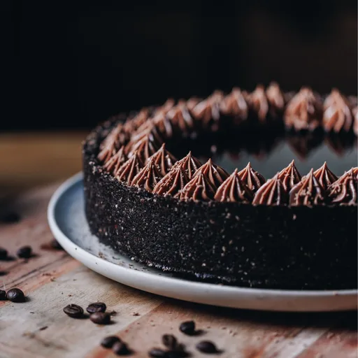 Chilled Mocha Cheesecake