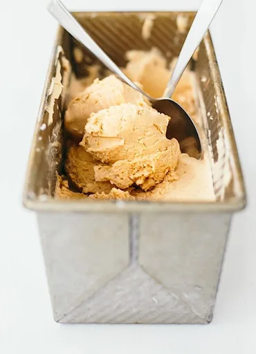 Helado de calabaza sin máquina