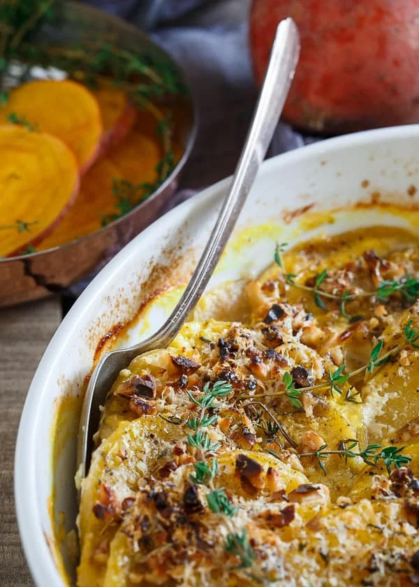 Golden Beet Gratin