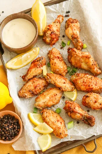Air Fryer Lemon Pepper Wings