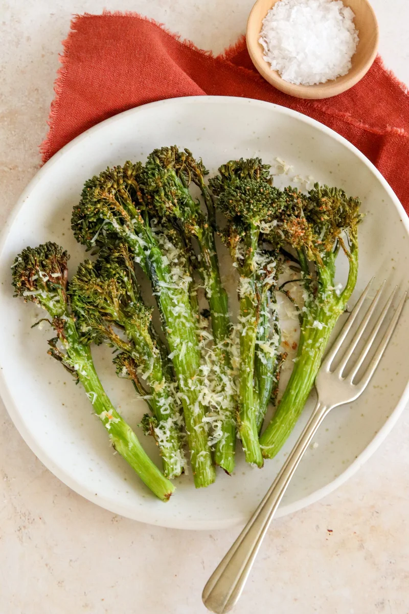 Air Fryer Parmesan Tenderstem Broccoli