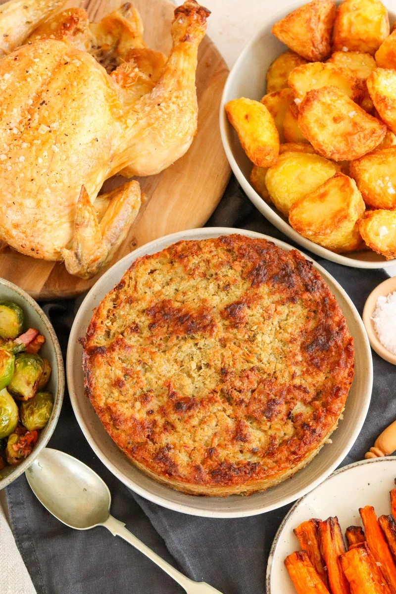Air Fryer Sausage Meat Stuffing