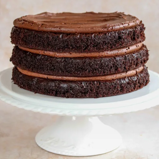 Tarta de chocolate al estilo americano