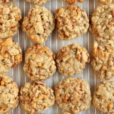 Browned Butter Oatmeal Apple Cookies