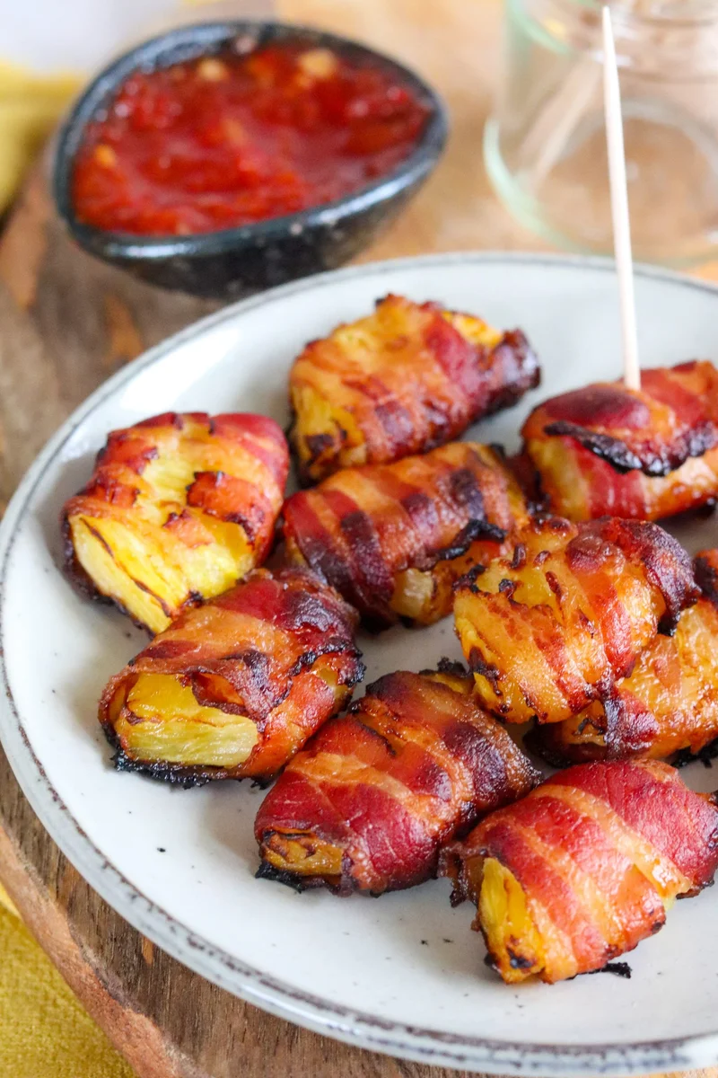 Bacon Wrapped Pineapple
