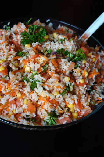 Ensalada de arroz marroquí