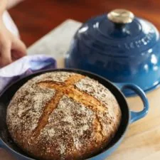 Easy No-Knead Everything Rye Bread