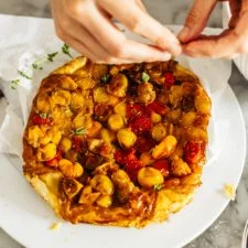 Easy Tomato Tarte Tatin