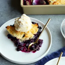 My Favorite Blueberry Cobbler