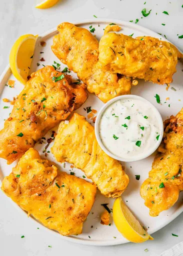 Pescado rebozado a la cerveza