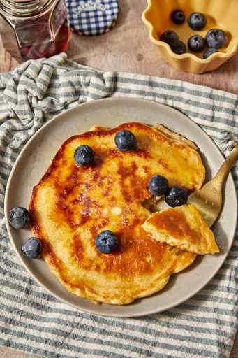 High Protein Cottage Cheese Pancakes