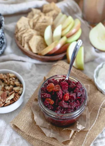 Spiced Orange Beet Apple Chutney