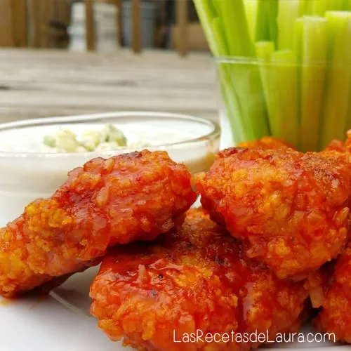 ALITAS BUFFALO | RECETA LIGHT DE BONELESS!
