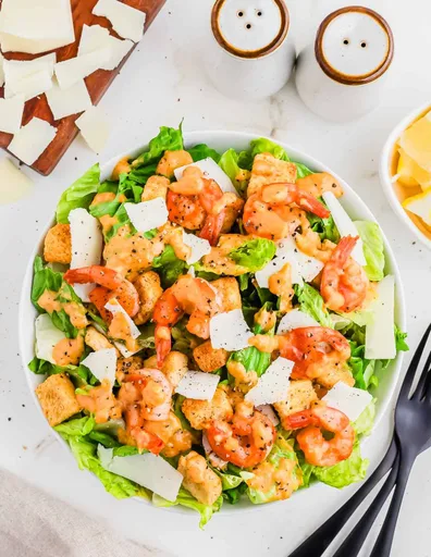 Ensalada César con Langostinos
