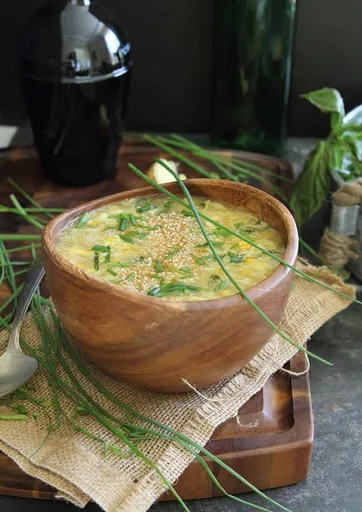 Sweet Corn Egg Drop Soup