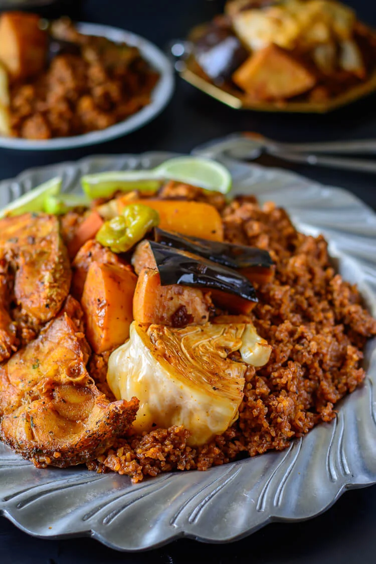 Thieboudienne (Senegalese Jollof Rice and Fish) Recipe