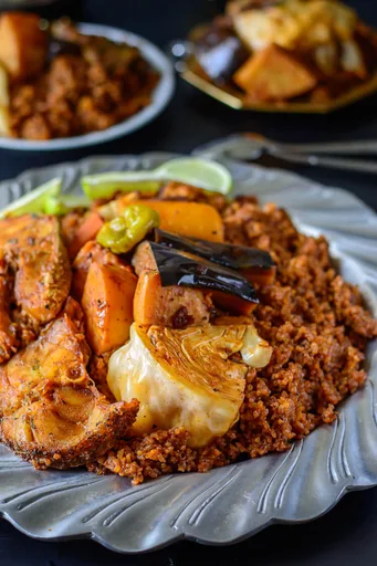 Thieboudienne (Senegalese Jollof Rice and Fish) Recipe