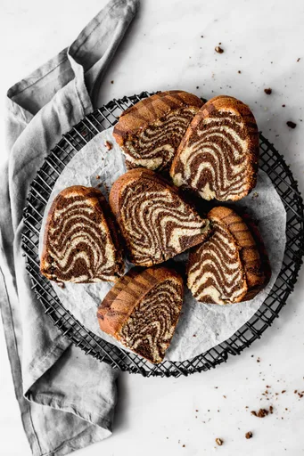 Zebra Bundt Cake