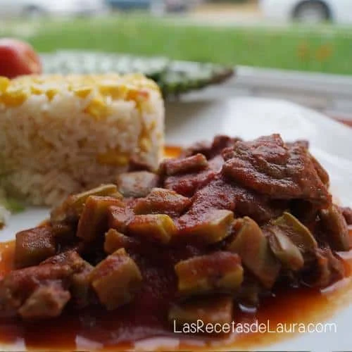 CARNE CON NOPALES