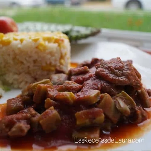 CARNE CON NOPALES