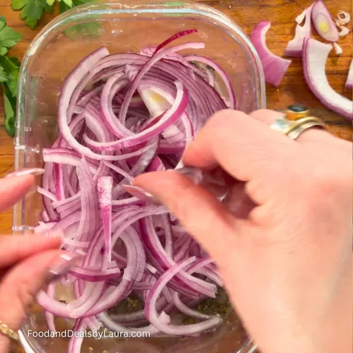 Cebolla morada encurtida
