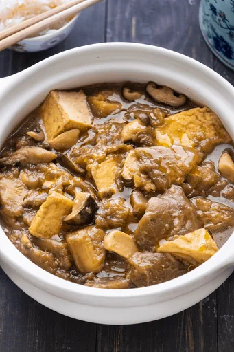 Berenjenas Braseadas con Tofu