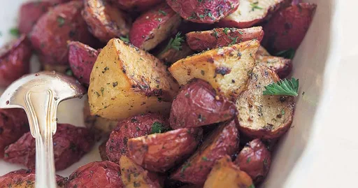Patatas asadas al ajo