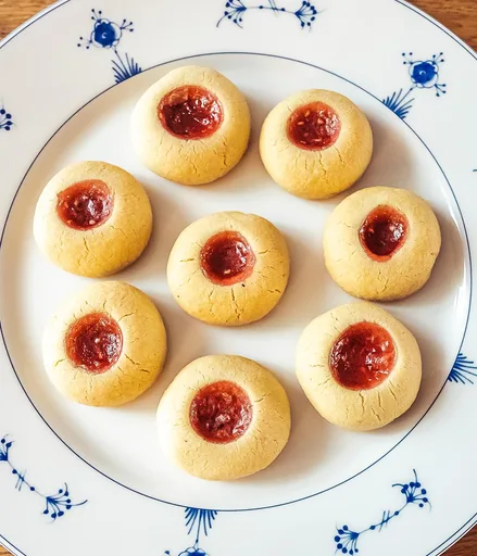 Hallongrottor (Swedish Raspberry Jam Cookies)