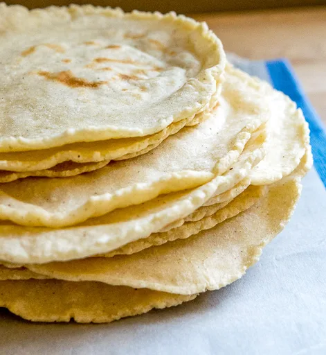 Tortillas de maíz caseras