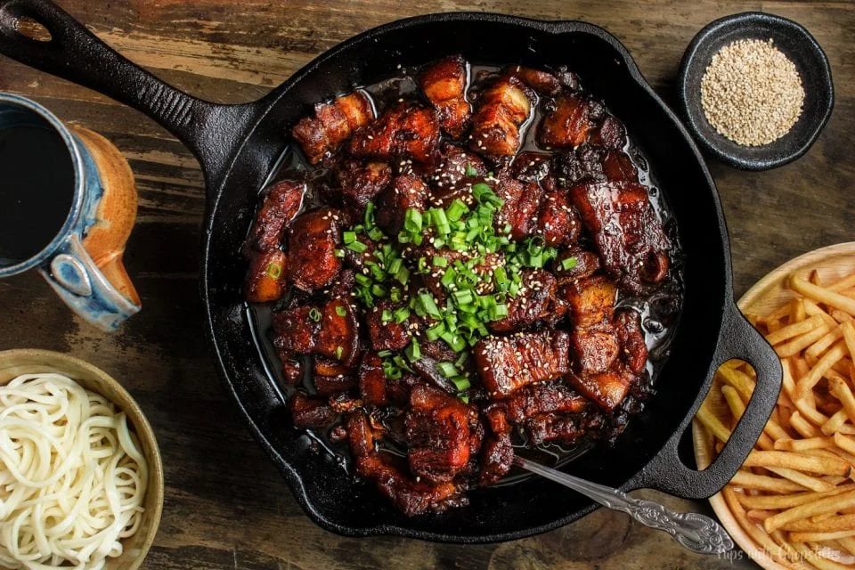 Beer Braised Pork Belly (Chinese Style)