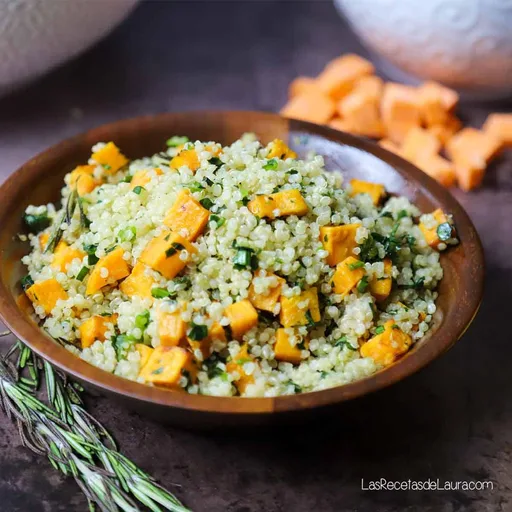 Ensalada de quinoa con camote