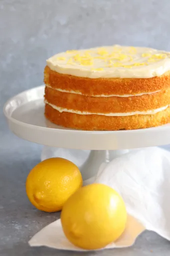Tarta de limón y mascarpone