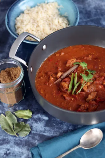 Curry de pollo de Mauricio