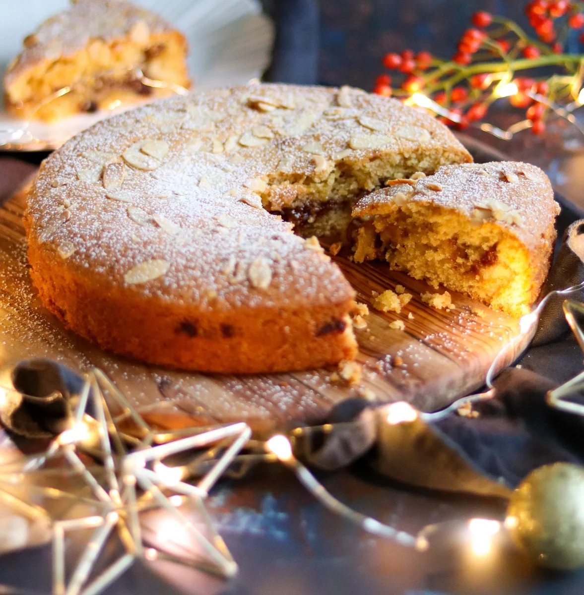 Mincemeat & Almond Cake