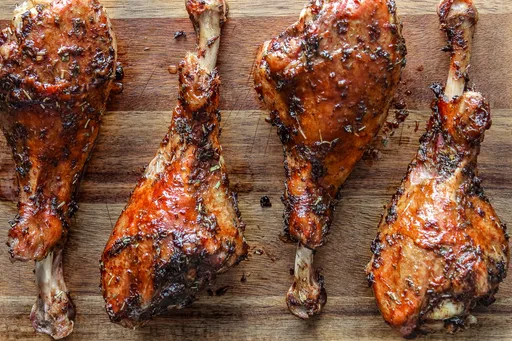 Muslos de pavo asados a las hierbas