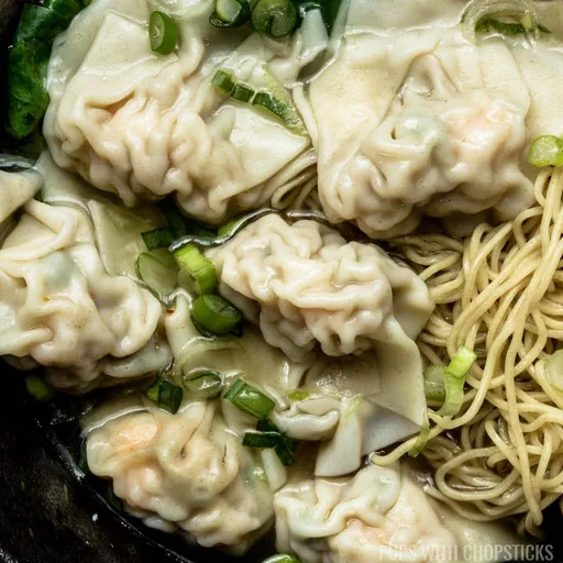 Shrimp Wonton Dumplings with Pork