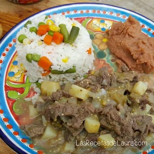 Guisado con carne y papas